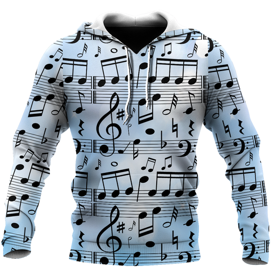Music Scores 3D All Over Printes-Apparel-HP Arts-Hoodie-S-Vibe Cosy™