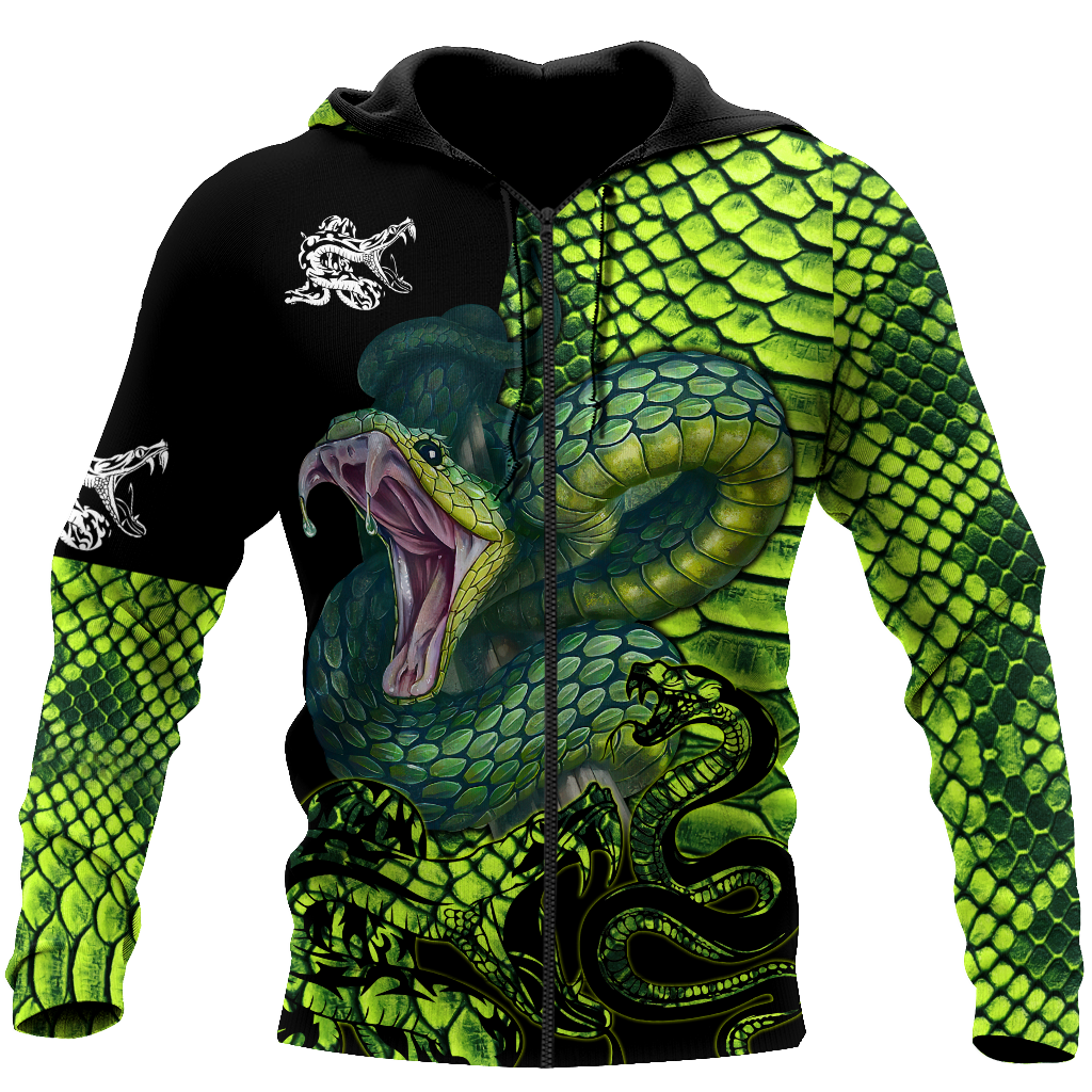 Snake 3D All Over Printed Unisex Shirt