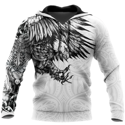 Eagle Tattoo Art Hoodie T Shirt For Men and Women HAC300503-NM-Apparel-NM-Hoodie-S-Vibe Cosy™