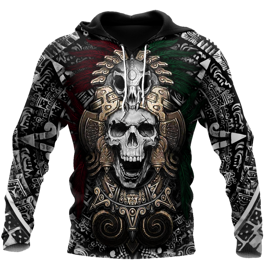 Aztec Skull By ML-Apparel-ML-Hoodie-S-Vibe Cosy™