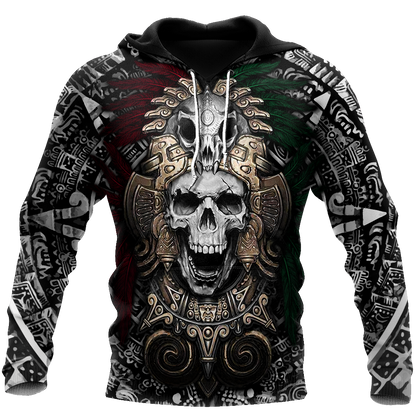 Aztec Skull By ML-Apparel-ML-Hoodie-S-Vibe Cosy™