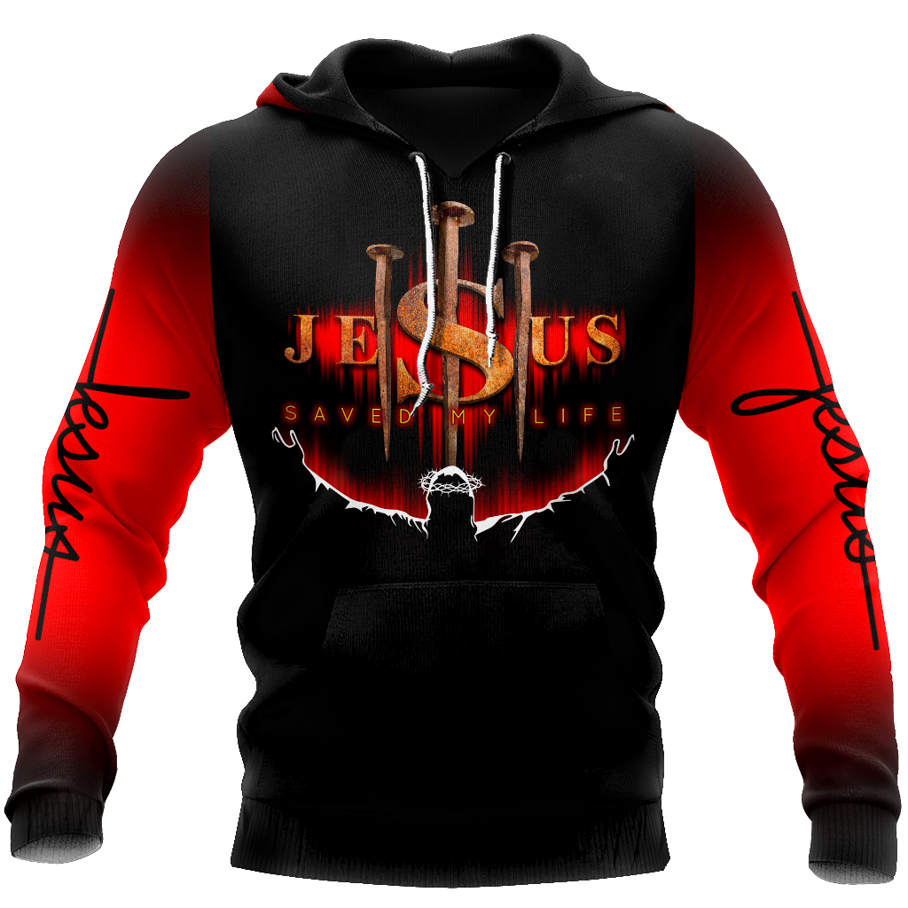 Jesus Save My Life 3D All Over Printed Shirts For Men and Women Pi12062002-Apparel-TA-Hoodie-S-Vibe Cosy™