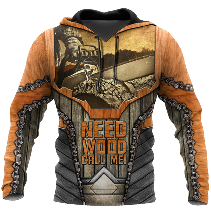 All Over Printed Chainsaw Hoodie MEI09152002-MEI