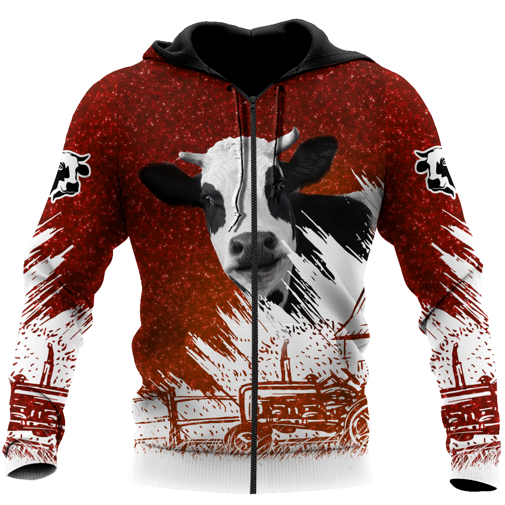Heifer 3D hoodie shirt for men and women MH211020S