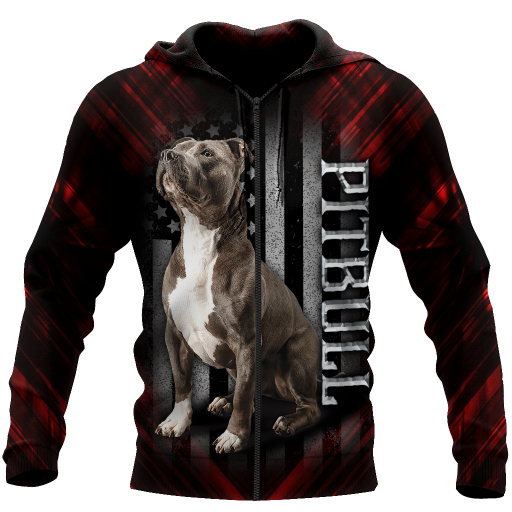 Pitbull 3d hoodie shirt for men and women MH0711202