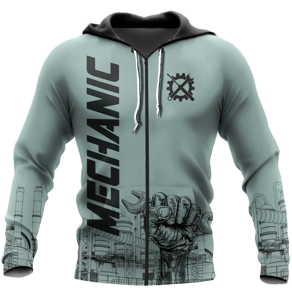 I'm Here Because You Broke Something All Over Printed Mechanic Hoodie For Men and Women HVT14102001