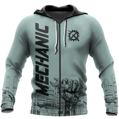 I'm Here Because You Broke Something All Over Printed Mechanic Hoodie For Men and Women HVT14102001