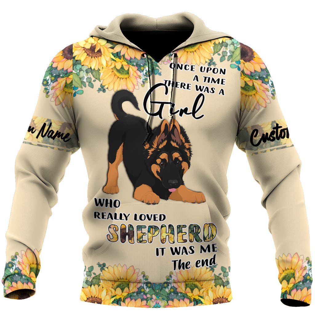 German shepherd flower combo hoodie + legging MH1009201