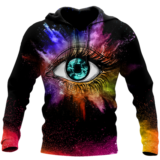 Sexy Eyes Love Skull 3D all over printed for man and women QB05122004-Apparel-PL8386-Hoodie-S-Vibe Cosy™