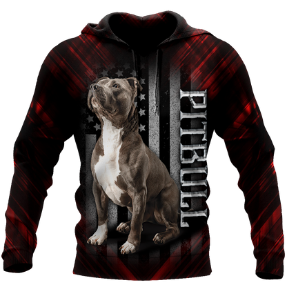 Pitbull 3d hoodie shirt for men and women MH0711202