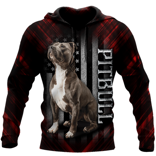 Pitbull 3d hoodie shirt for men and women MH0711202