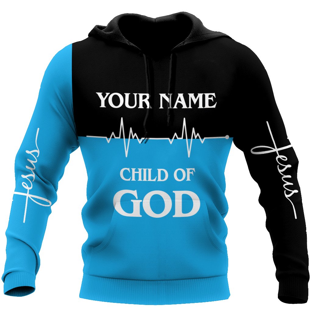 Premium Christian Jesus Custom Name 3D Printed Unisex Shirts