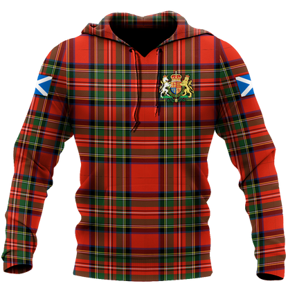 Scotland Tartan 3D All Over Printed Hoodie For Men and Women MH2007202-Apparel-TT-Hoodie-S-Vibe Cosy™