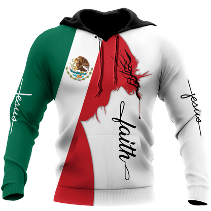 One Nation Under God Mexican Jesus 3D All Over Printed Shirts DQB10092002
