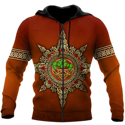 Irish St.Patrick day 3d hoodie shirt for men and women NTN11032009