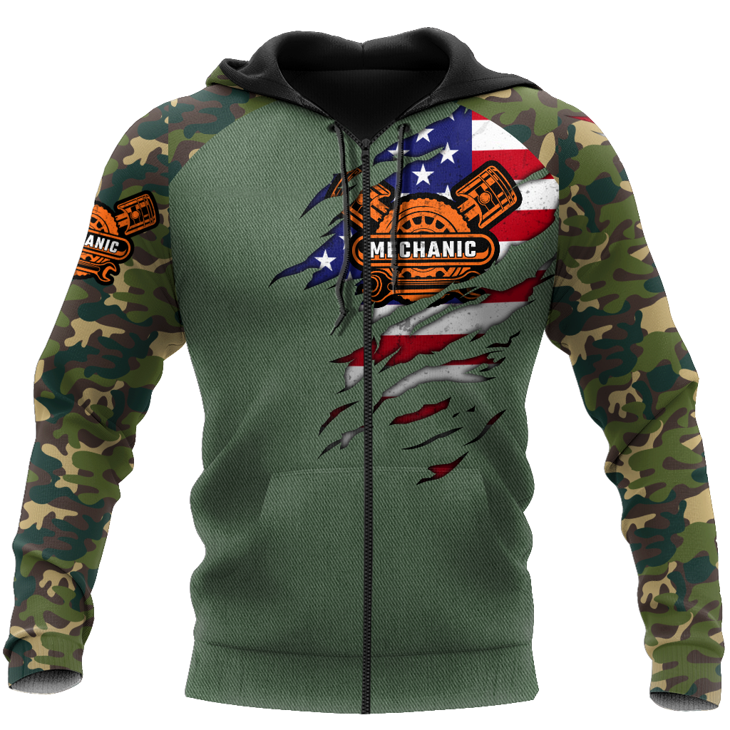 Mechanic Camo 3D All Over Printed Hoodie For Men and Women Pi15092005S1