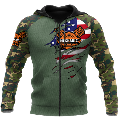 Mechanic Camo 3D All Over Printed Hoodie For Men and Women Pi15092005S1