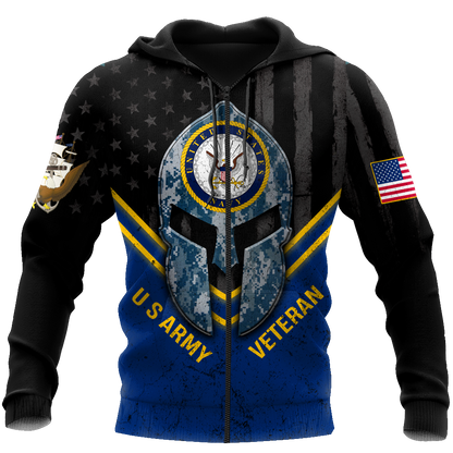 Spartan Soldier US Navy 3D All Over Printed Shirt Hoodie Pi20082002