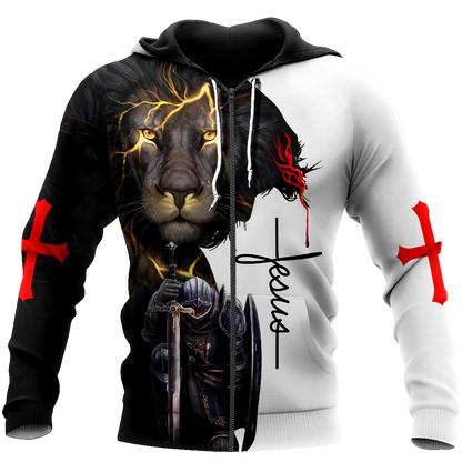 The Devil Saw Me With My Head Down 3D All Over Printed Shirts For Men and Women Pi250501S13-Apparel-TA-Zipped Hoodie-S-Vibe Cosy™
