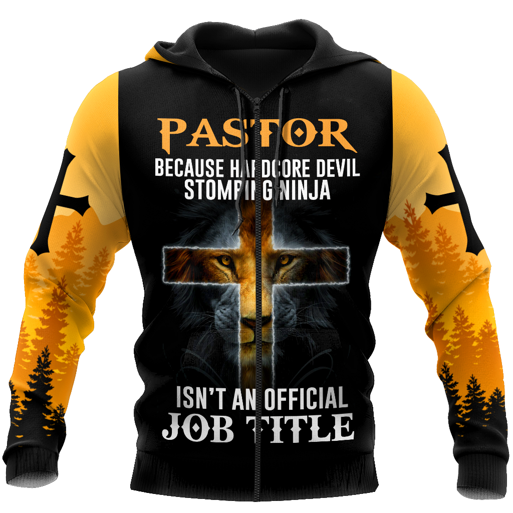 Pastor Because Devil Stomping Ninja Isn't Job Title-TA