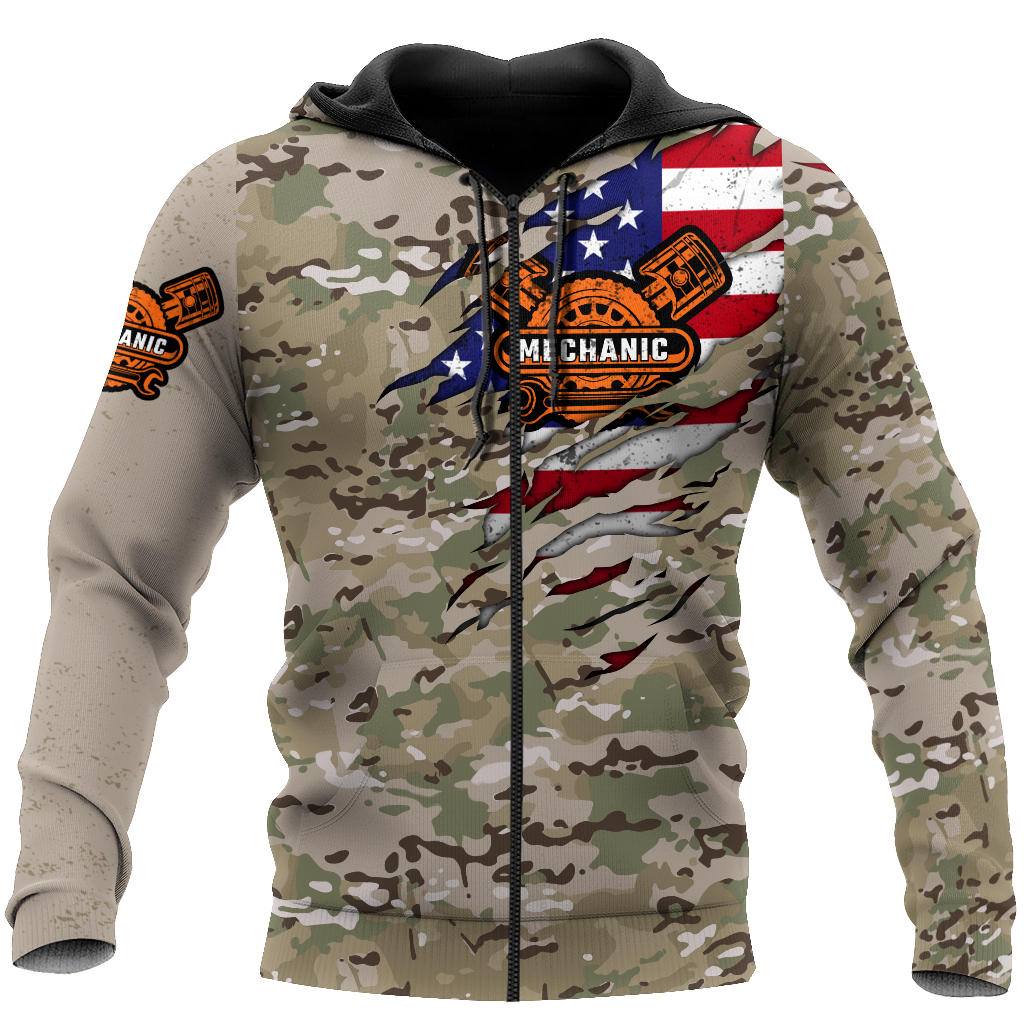 Mechanic Camo 3D All Over Printed Hoodie For Men and Women Pi15092005S2