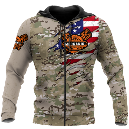 Mechanic Camo 3D All Over Printed Hoodie For Men and Women Pi15092005S2
