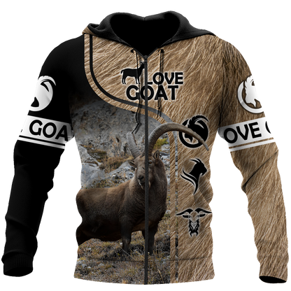 Love Goat 3D All Over Printed Shirts For Men and Women MH3007201-Apparel-TT-Zipped Hoodie-S-Vibe Cosy™
