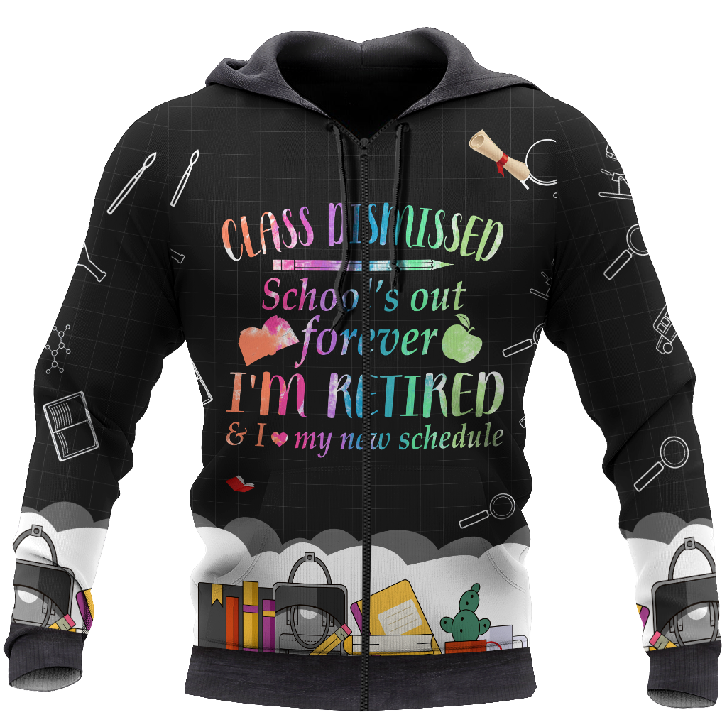Retired Teacher Hoodie Pi26082003-MEI