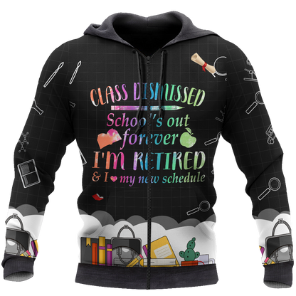 Retired Teacher Hoodie Pi26082003-MEI