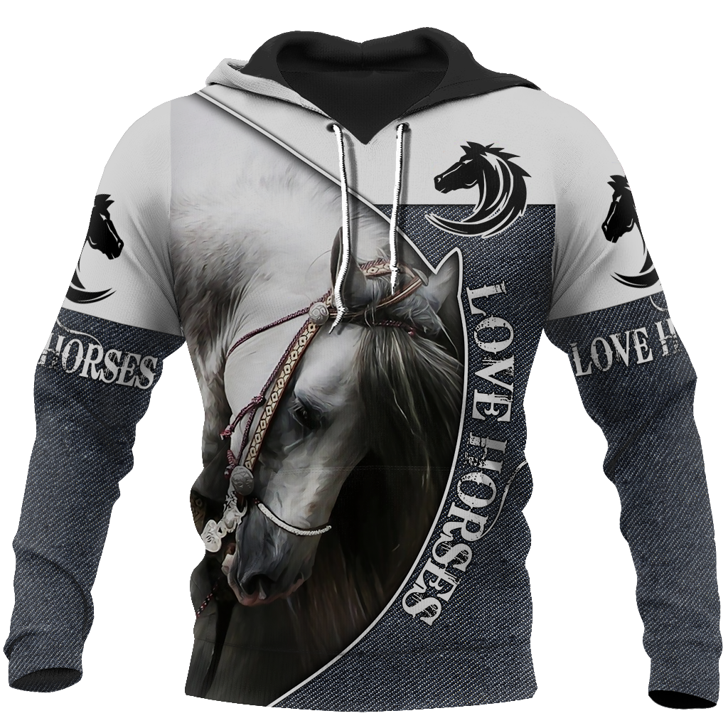 Love Beautiful Horse 3D All Over Printed Shirts JJ270401-Apparel-MP-Hoodie-S-Vibe Cosy™