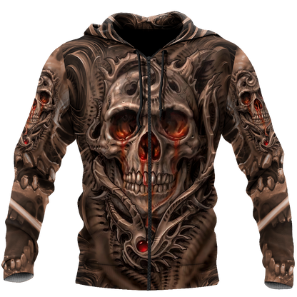 Fantasy Skull Hoodie For Men And Women MEI