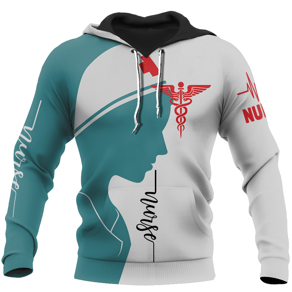 Beautiful Nurse 3D All Over Printed Shirts For Men and Women JJ130401-Apparel-TT-Hoodie-S-Vibe Cosy™