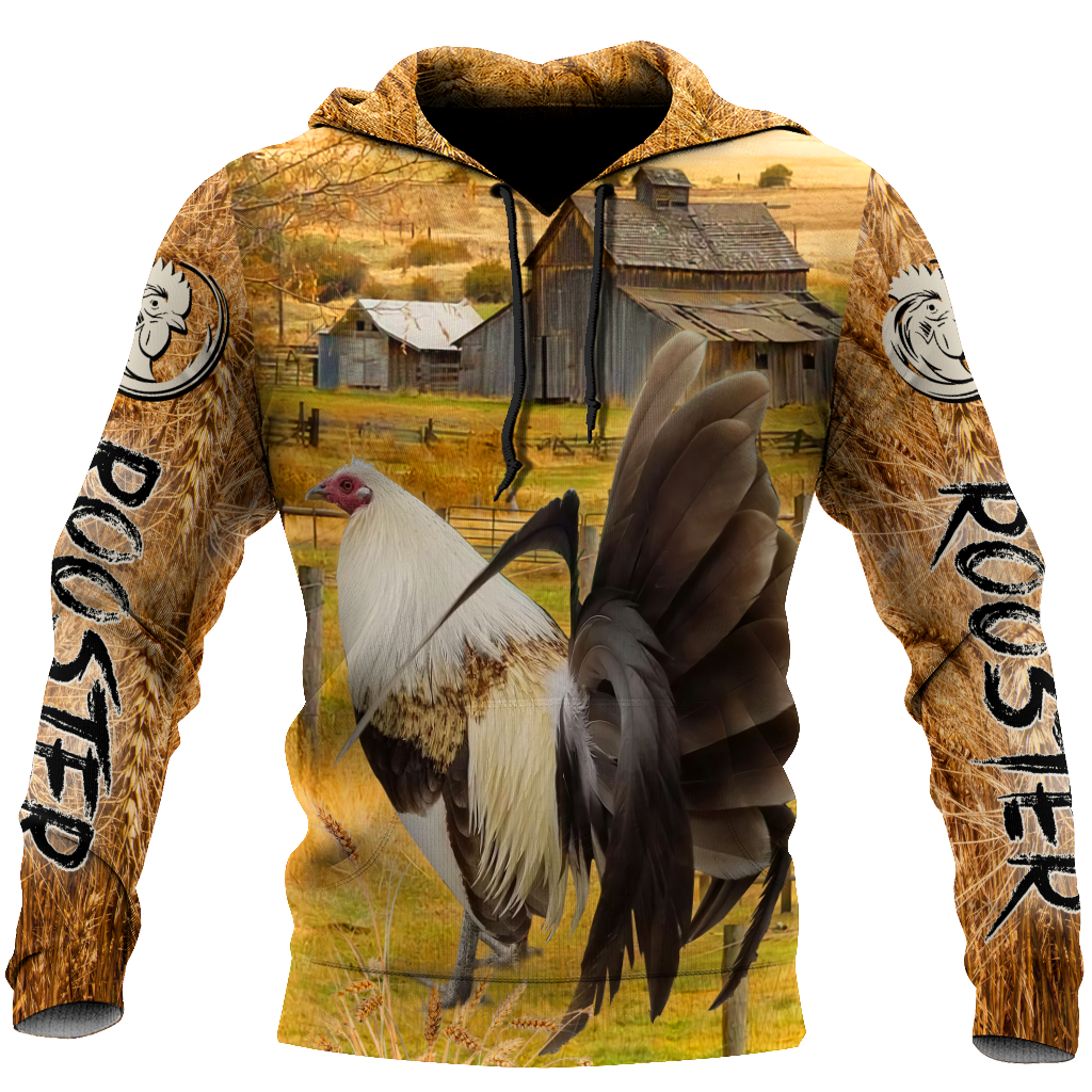Premium Rooster 3D All Over Printed Unisex Shirts