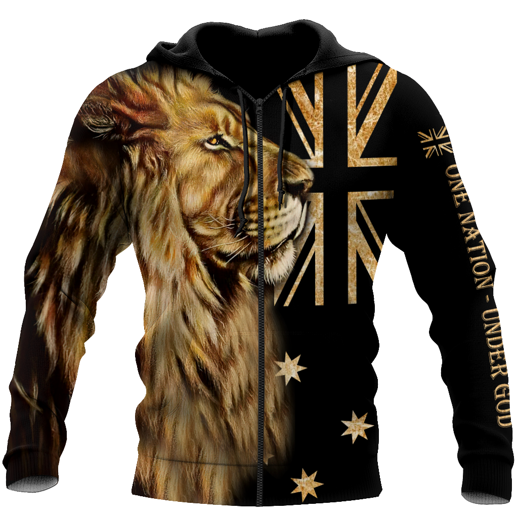 Australia - One Nation Under God 3D All Over Printed Unisex Shirt