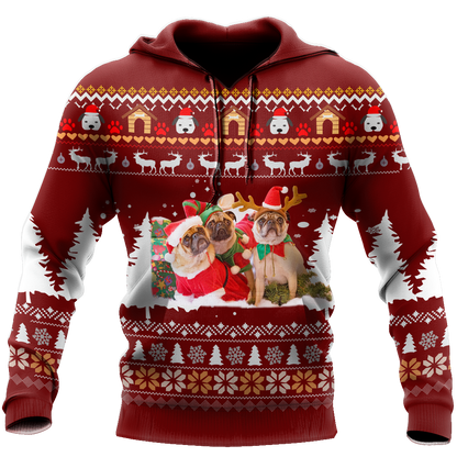 Pug 3d hoodie shirt for men and women HVT19102001