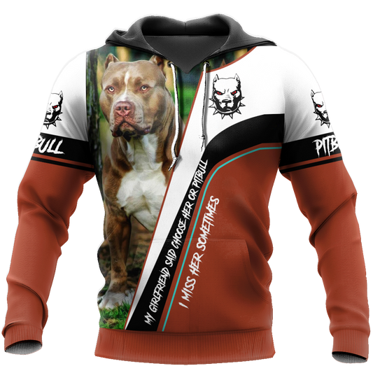 Pitbull 3d hoodie shirt for men and women HVT31102003