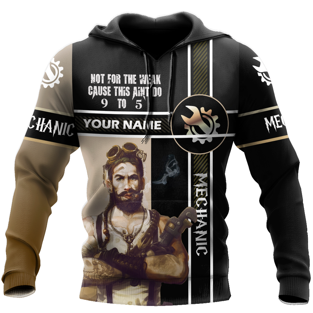 Mechanic Steampunk All Over Printed Hoodie For Men and Women HVT23102002