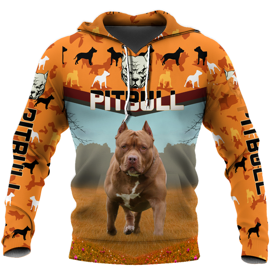 Pitbull 3d hoodie shirt for men and women HVT07112002