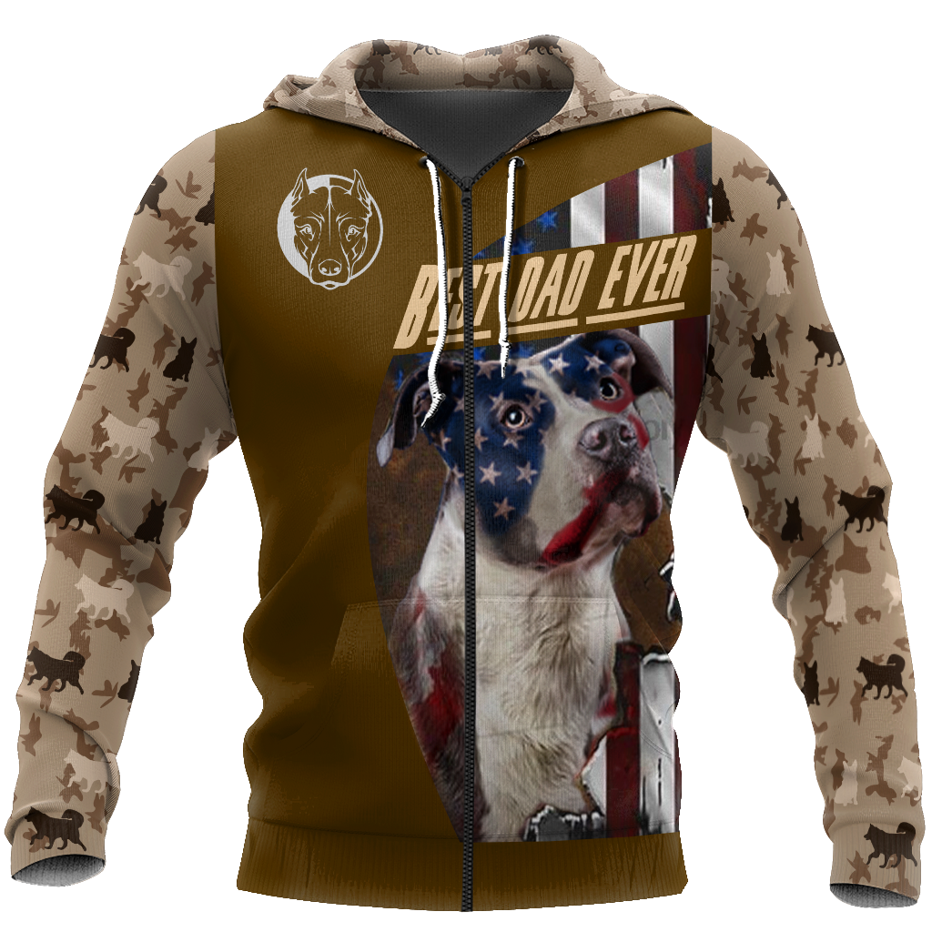 Pitbull 3d hoodie shirt for men and women HVT07112001