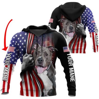 Pitbull custom 3d hoodie shirt for men and women HAC060801