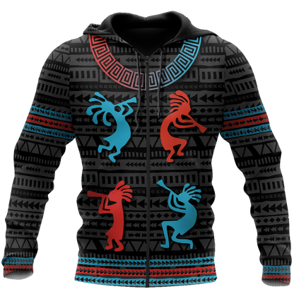 Kokopelli Color 3D All Over Printed Shirts DZ28052101 NT