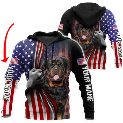 Rottweiler custom 3d hoodie shirt for men and women HAC060803