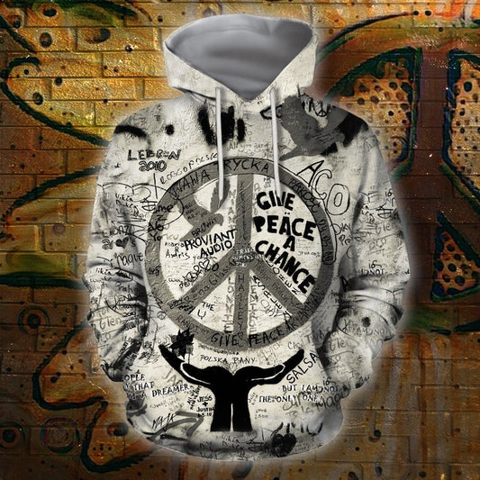 3D All Over Print American Hippie Hoodie-Apparel-HD09-Hoodie-S-Vibe Cosy™