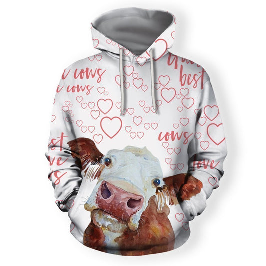 Farmer Guest Best Cow Hoodie-Apparel-HD09-Hoodie-S-Vibe Cosy™