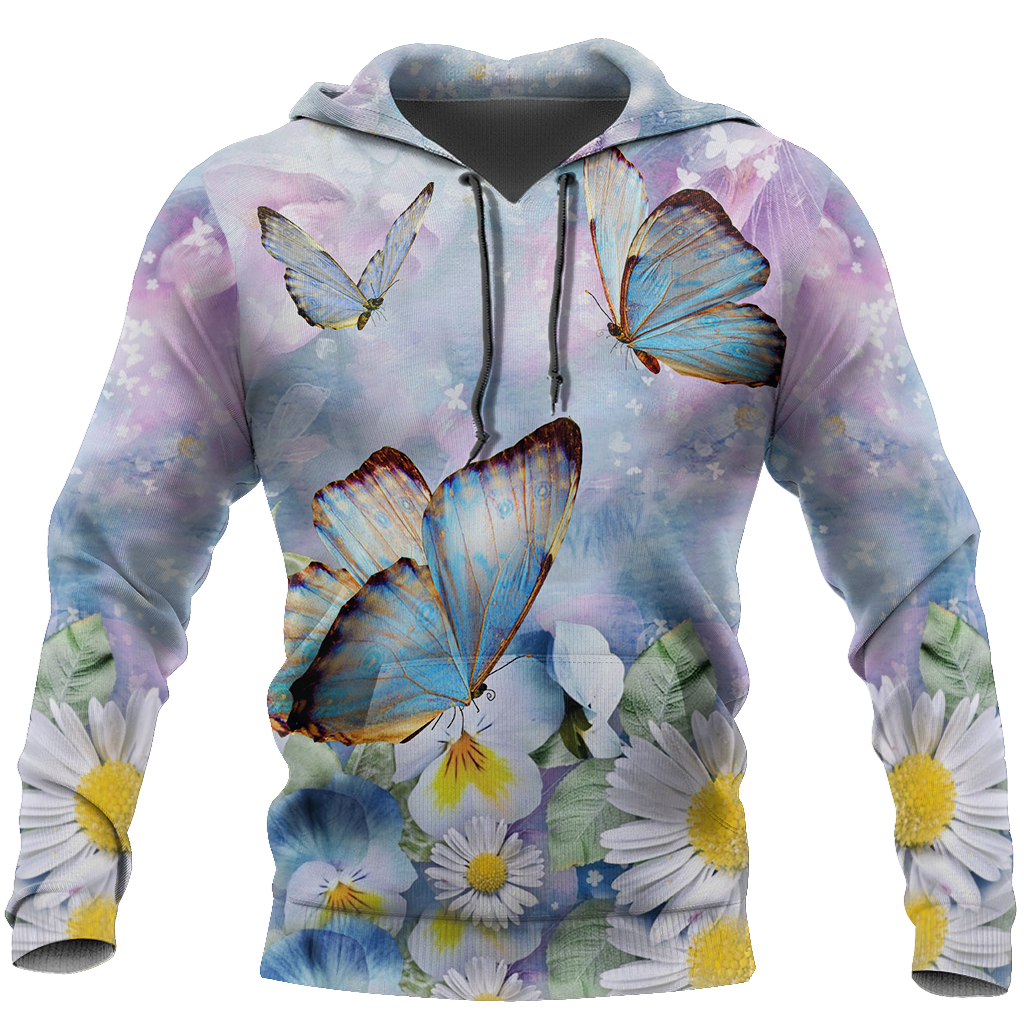 Butterfly Sweet Garden 3D Winter Clothes TR091103-Apparel-NNK-Hoodie-S-Vibe Cosy™