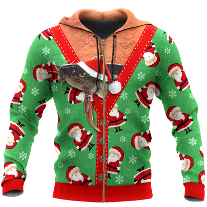 Fishing HC - Catfish Ugly Christmas Shirt Pi131102 - Amaze Style™-Apparel