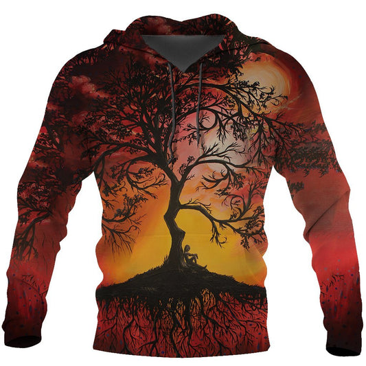 Tree of Life Tee NVD1319-Apparel-Dung Van-Hoodie-S-Vibe Cosy™