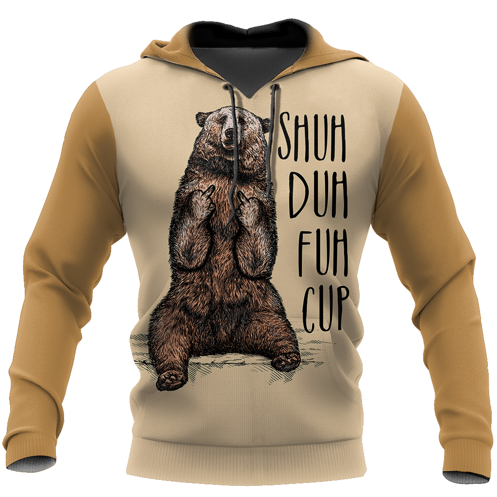 Shuh Duh Fuh Cup - Camping Bear NNKQ302-Apparel-NNK-Hoodie-S-Vibe Cosy™