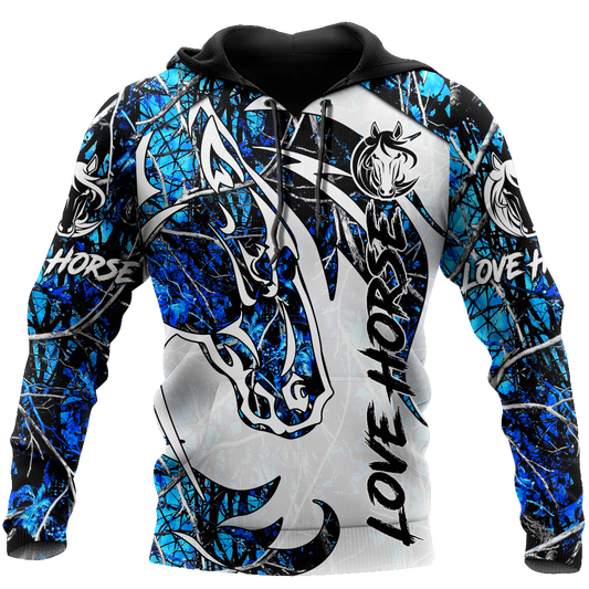 Beautiful Horse 3D All Over Printed shirt for Men and Women Pi060102-Apparel-NNK-Hoodie-S-Vibe Cosy™