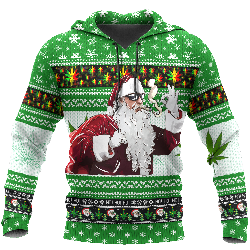 Christmas Santa Marijuana Pi181002-Apparel-NNK-Hoodie-S-Vibe Cosy™
